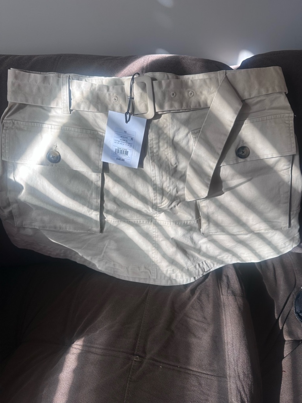 KBB by KAHLANA Women's 'The Flared Cargo Skirt' Size 16